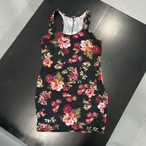 Fashion Nova floral racer back mini dress